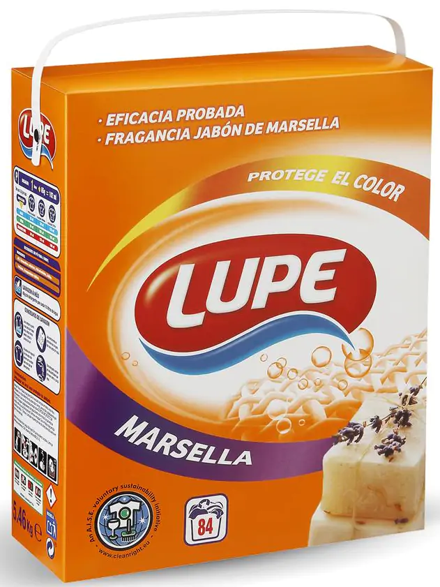 Detergente Polvo Maleta Lupe Marsella (5.46kg)